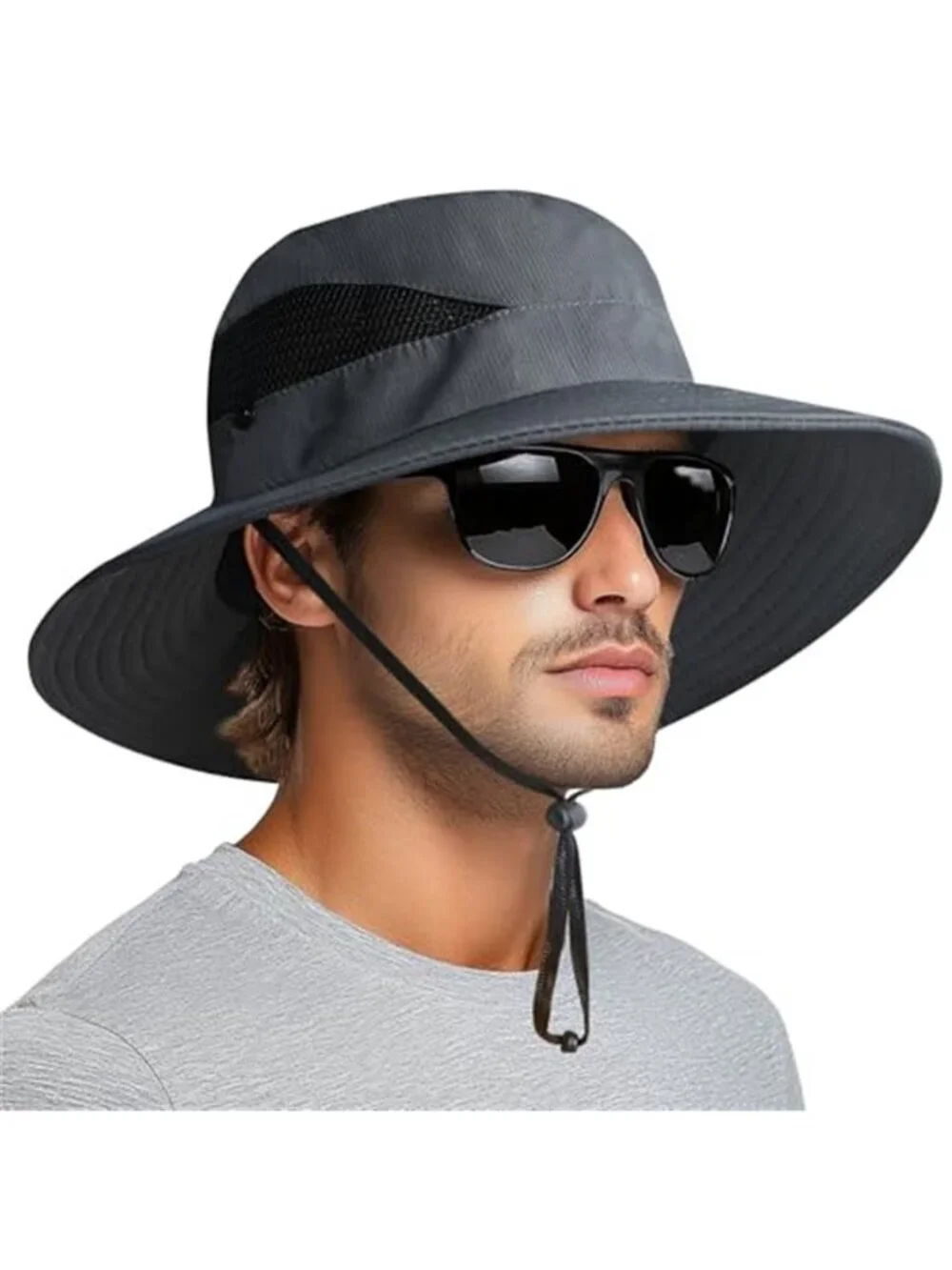 Sun Hats for Men Women Wide Brim Bucket Hat UPF 50+ Outdoor Beach Hiking